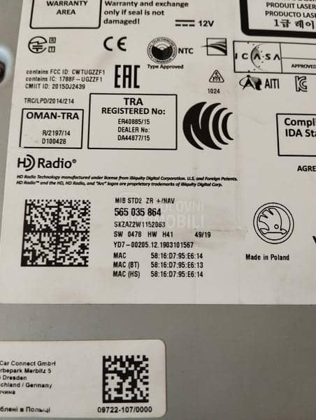 MIB Radio Navigacija