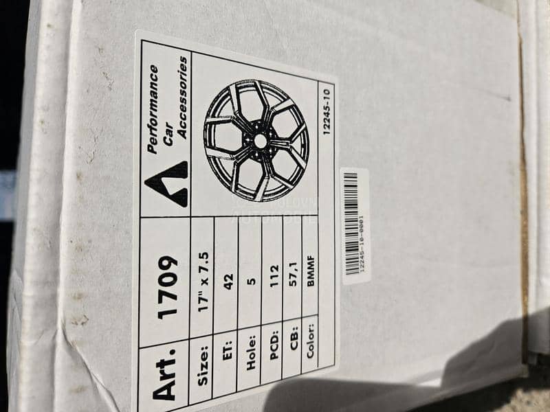 Aluminijumske felne  17" 5 x 112