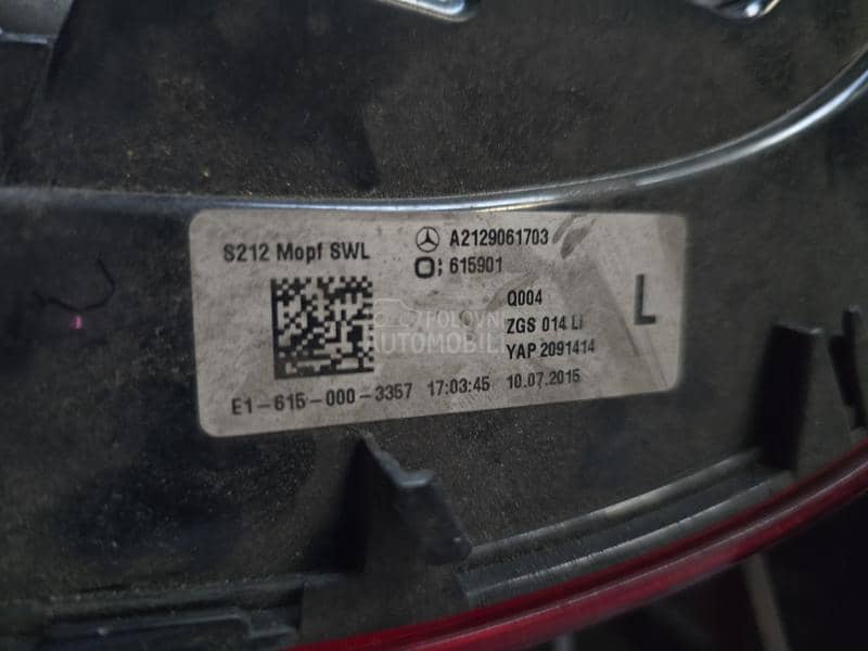 Levo štop svetlo W212