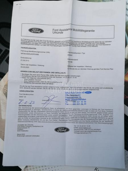 Ford B-Max 1.0i TREND LINE CH