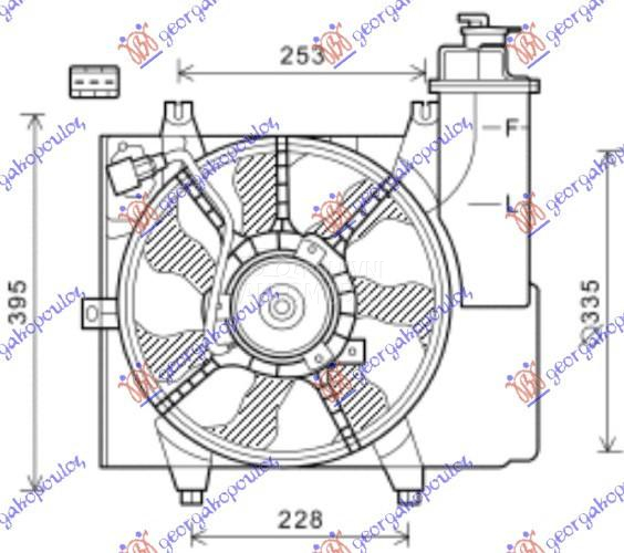 VENTILATOR KOMPLET (BENZIN) (S