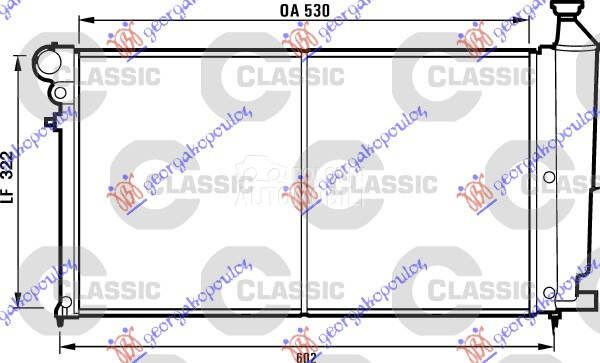 HLADNJAK MOTORA XN/XR (53x32)