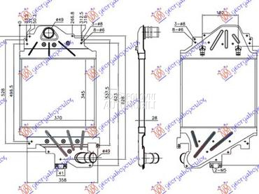HLADNJAK INTERKULERA 1.5 DCi D za Renault Clio od 2001. do 2006. god.