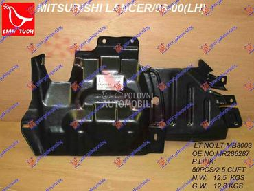 ZASTITA MOTORA PREDNJA PLASTIC za Mitsubishi Lancer od 1997. do 2004. god.