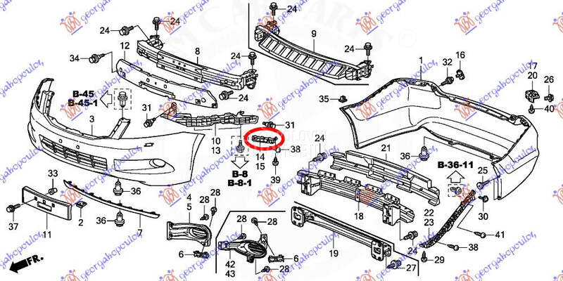 NOSAC PREDNJEG BRANIKA BOCNI P