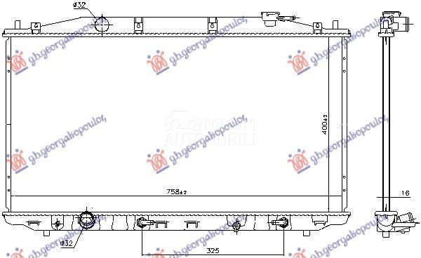 HLADNJAK MOTORA 2.0/2.4 BENZIN