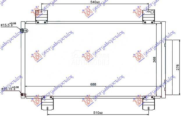 HLADNJAK KLIME 2.2 CDTi (685x3