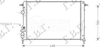 HLADNJAK MOTORA 1.4/1.6/1.8/2.