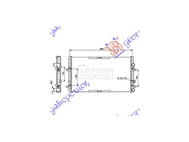 HLADNJAK MOTORA ZA SVE MODELE za Seat Cordoba od 1999. do 2002. god.