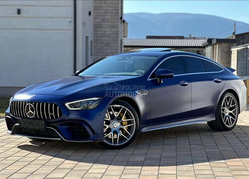 Mercedes Benz GT 63 AMG briliant blue mango