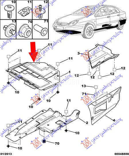 ZASTITA MOTORA BENZIN PLASTICN
