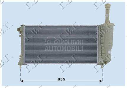 HLADNJAK MOTORA 1.4CC 16V (58x