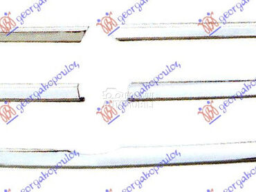 PVC MASKA HROM (SET) za Mercedes Benz ML Klasa od 1998. do 2005. god.