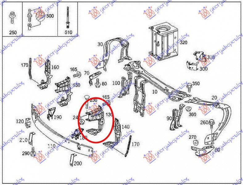 NOSAC SINE PREDNJEG BRANIKA CE