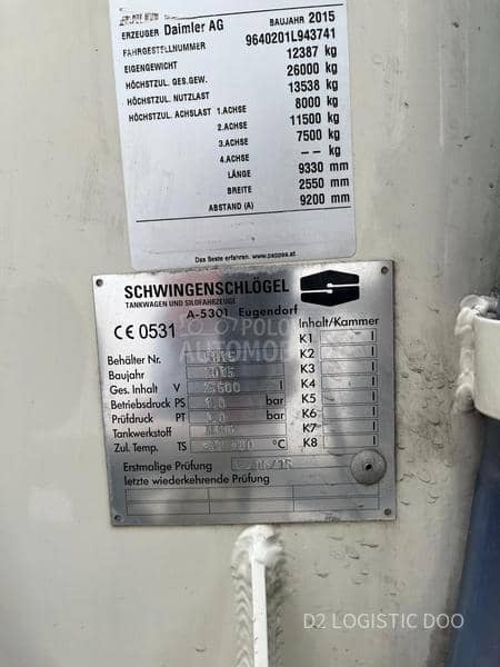 Mercedes Benz ANTOS 2545 SILO