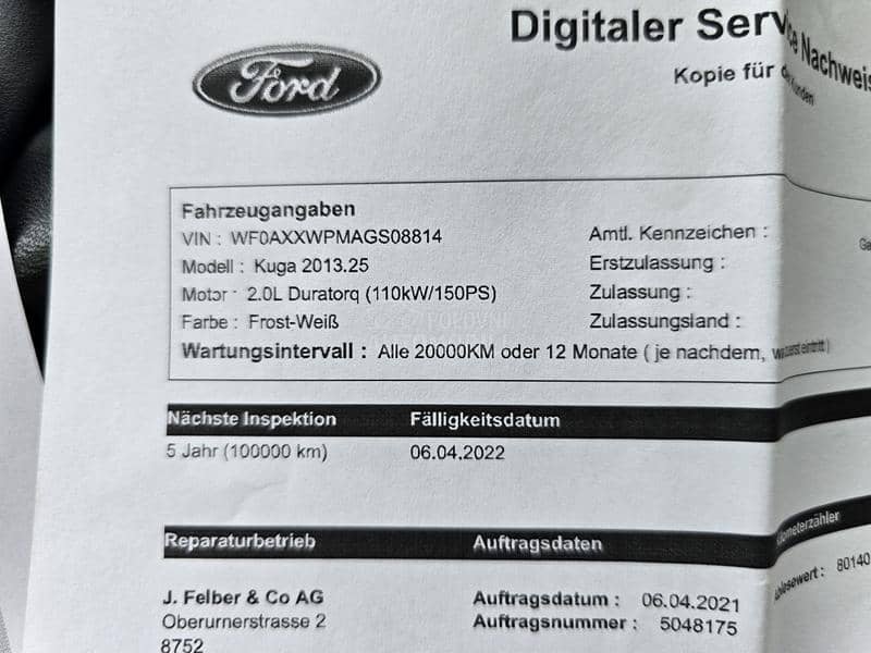 Ford Kuga 2.0 Tdci 4WD STline