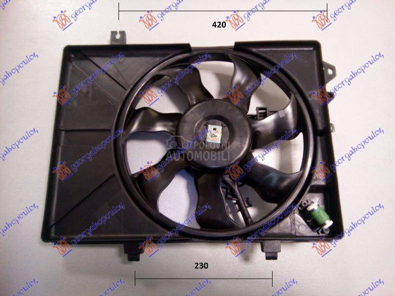 VENTILATOR KOMPLET (BENZIN-DIZ