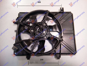 VENTILATOR KOMPLET (BENZIN-DIZ za Hyundai Getz od 2002. do 2005. god.