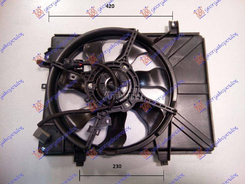 VENTILATOR KOMPLET (BENZIN-DIZ