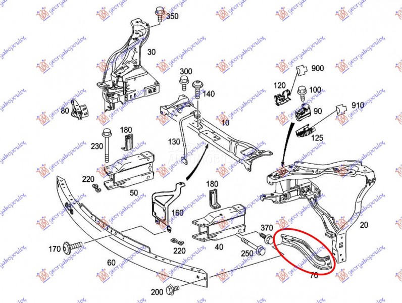 NOSAC SINE PREDNJEG BRANIKA BO