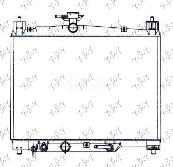 HLADNJAK KLIME 1.0i 16V Vti (A