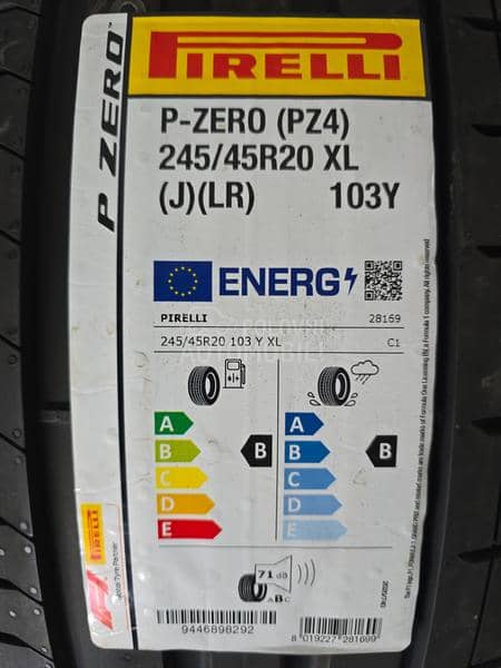 Pirelli 245/45 R20 Letnja