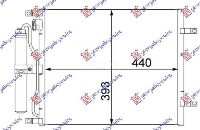HLADNJAK KLIME 1.5 dCi DIZEL (