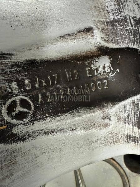 Aluminijumske felne mercedes 17" Bez rupa
