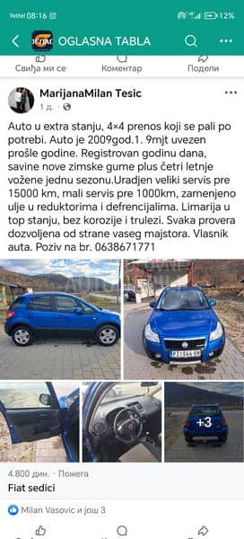 Fiat Sedici 1.9