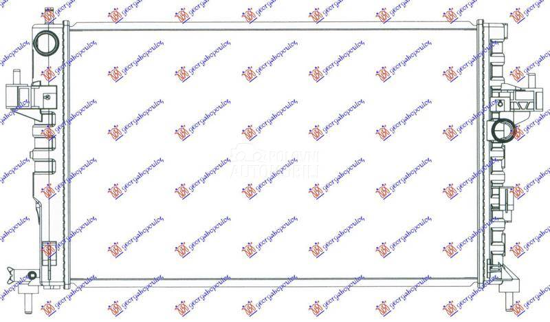 HLADNJAK MOTORA 1.7DI 1.7DTI (