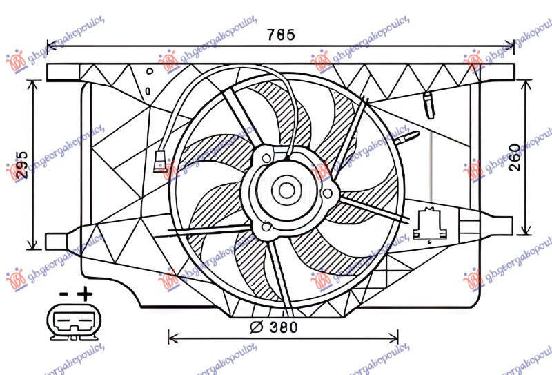 VENTILATOR KOMPLET 1.9/2.0/2.2