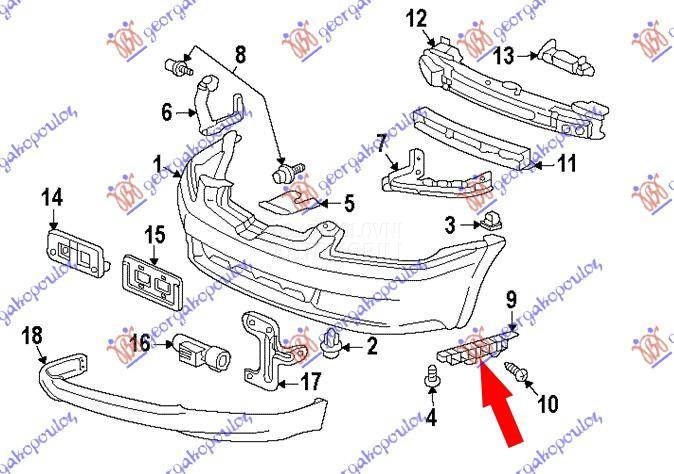 NOSAC PREDNJEG BRANIKA BOCNI P