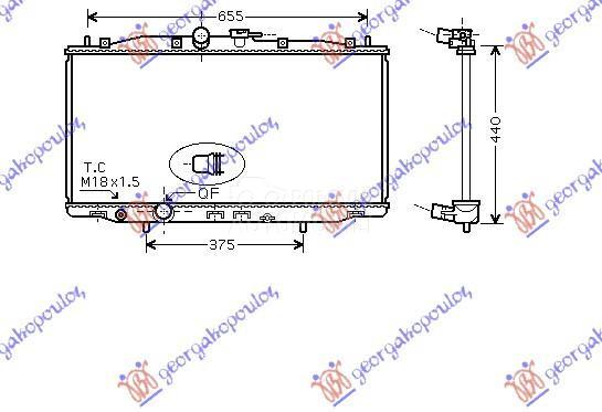 HLADNJAK MOTORA 2.0/2.4 BENZIN
