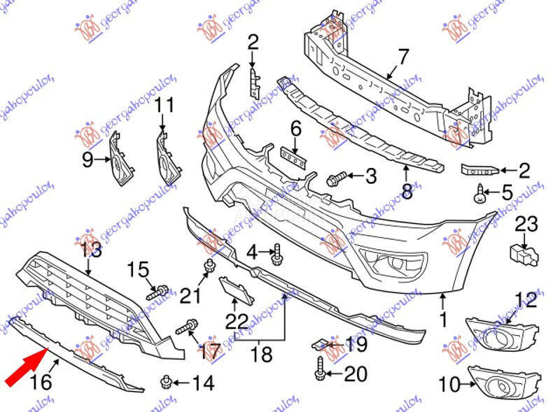 LAJSNA RESETKE PREDNJEG BRANIK