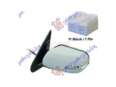 RETROVIZOR ELEKTRICNI SA GREJA za Suzuki Grand Vitara od 2006. do 2015. god.