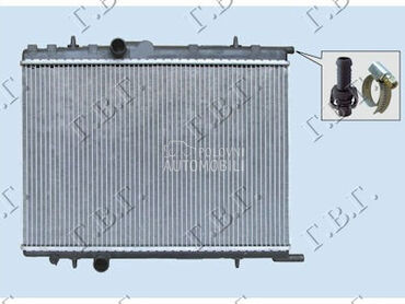 HLADNJAK MOTORA 1.4/1.6cc (38x za Citroen Berlingo od 2002. do 2008. god.