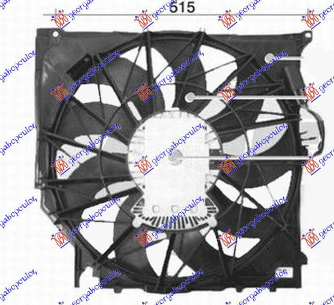 VENTILATOR KOMPLET (2.5/3.0 BE