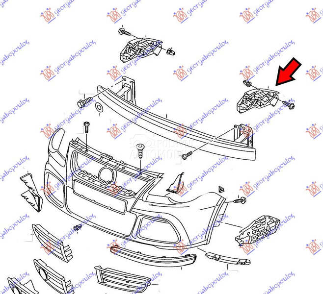 NOSAC PREDNJEG BRANIKA BOCNI P