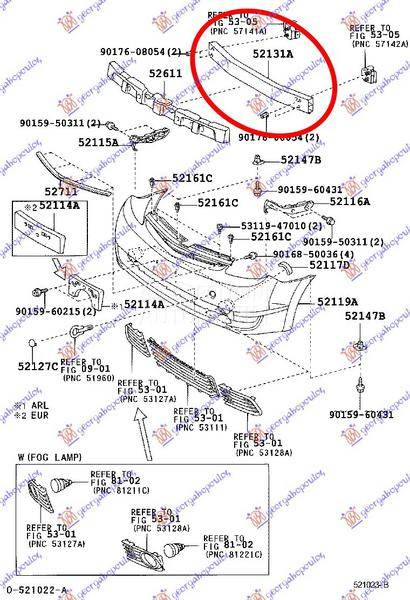 SINA PREDNJEG BRANIKA ALUMINIJ