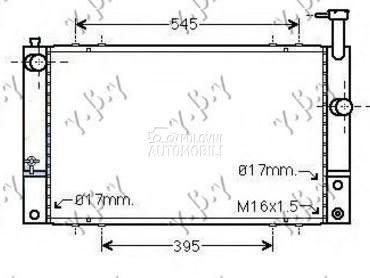HLADNJAK MOTORA 1.5 HIBRID (60 za Toyota Prius od 2004. do 2009. god.
