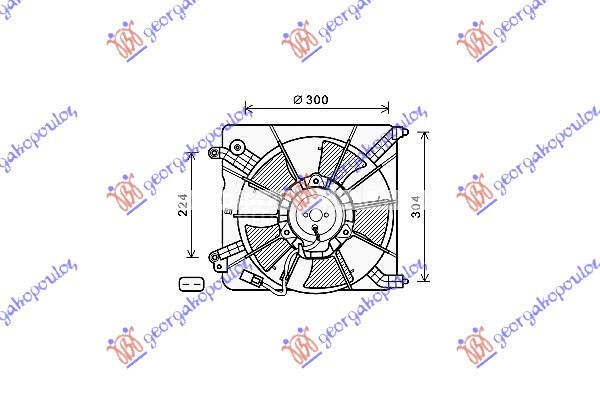 VENTILATOR KOMPLET (BENZIN)
