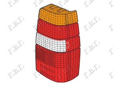 STAKLO STOP LAMPE za Fiat Fiorino od 1997. do 1999. god.