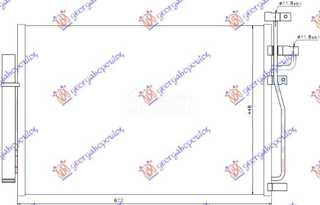 HLADNJAK KLIME 2.4/3.2 BENZIN