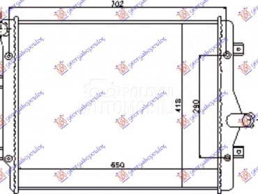 HLADNJAK MOTORA 2.0 TFSi BENZI za Seat Toledo od 2004. do 2012. god.