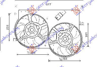 VENTILATOR (DUPLI) KOMPLET (1.