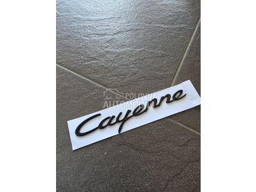 Cayen crna oznaka gepeka NOVO za Porsche Cayenne