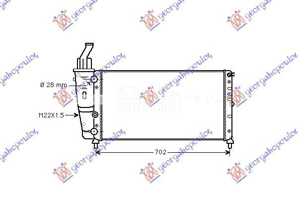 HLADNJAK MOTORA (85) 16V GT TU