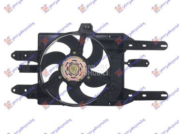 VENTILATOR KOMPLET (75/85) (BE za Fiat Punto od 1995. do 1999. god.