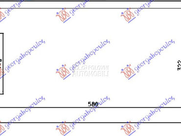 HLADNJAK MOTORA 1.9 JTD (58x30 za Fiat Punto od 2003. do 2011. god.