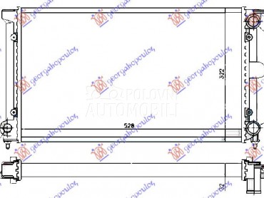HLADNJAK MOTORA BENZIN/DIZEL ( za Seat Toledo od 1991. do 1995. god.